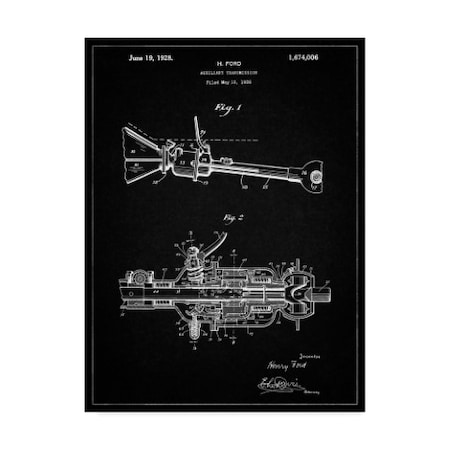 Cole Borders 'Ford Auxiliary Transmission' Canvas Art,24x32